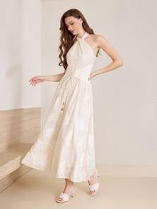 MOTF PREMIUM 方头撞色饰边高跟凉鞋 - 淺粉色 - 查看 9