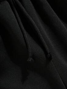 SHEIN Conjunto de sudadera y pantalones de chándal para niños preadolescentes, en estilo de combinación de colores, casual, cómodo, de moda, simple, práctico y versátil, de tela suave, adecuado para uso diario, la escuela, viajes y deportes al aire libre, para todas las estaciones - Multicolor - Ver 8