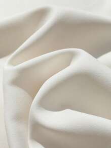 GlowEve CURVE 大码女式休闲拼色直筒裤 - 杏色 - 查看 3