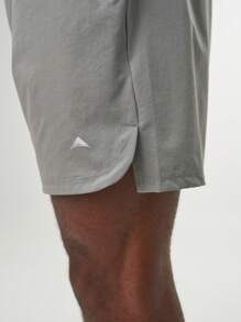 ARC 运动服高性能短裤跑步篮球速干健身健身房锻炼训练运动短裤 - 灰色 - 查看 4