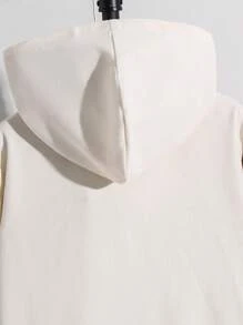 1 Piece Tween Boy 休闲运动学院艺术风格复古宽松版型灯芯绒材质面料多色拼接连帽长袖衬衫适合返校适合生日派对、晚会、表演、婚礼、洗礼、开幕式日常适合日常使用适合上学适合旅行适合运动适合春夏秋季 - 卡其色 - 查看 7