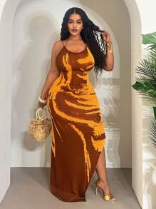 Slaydiva ثوب شاطئ اوربي و اميركي عصري مقاسات كبيرة, فستان ضيق مثير مكشوف الكتفين ذو مقاس جسم