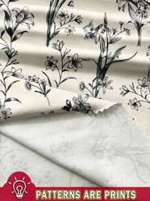 EMERY ROSE Camisa informal suelta de mujer con escote en V y mangas 3/4, adecuada para el verano - Multicolor - Ver 3