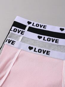 6pcs/Set Teenage Girls' Comfortable Sports Underwear Set - Multicolor - View 6