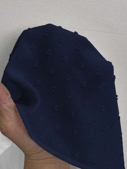 SHEIN LUNE Camisa con detalle de encaje y textura de tela, de moda para el verano