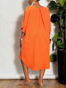 SHEIN CURVE+ Trang phục Rave/Phục sinh mới năm 2025 dành cho phụ nữ, Trang phục phong cách Old Money dành cho phụ nữ, Trang phục hòa nhạc đồng quê, Trang phục đi chơi, Fairycore, Trang phục lễ hội, Quần áo kỳ nghỉ nhiệt đới dành cho phụ nữ, Trang phục mùa hè dành cho phụ nữ, Mùa hè, Trang phục kỳ nghỉ Ravsummer/Đồng quê/Bãi biển/Trang phục bãi biển/Trang phục bãi biển - trái cam - Xem 6