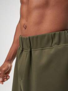 ARC Activewear Performance Shorts Running Basketball Quick Dry Fitness Gym Workout Training Training Shorts - Dark Green - View 5