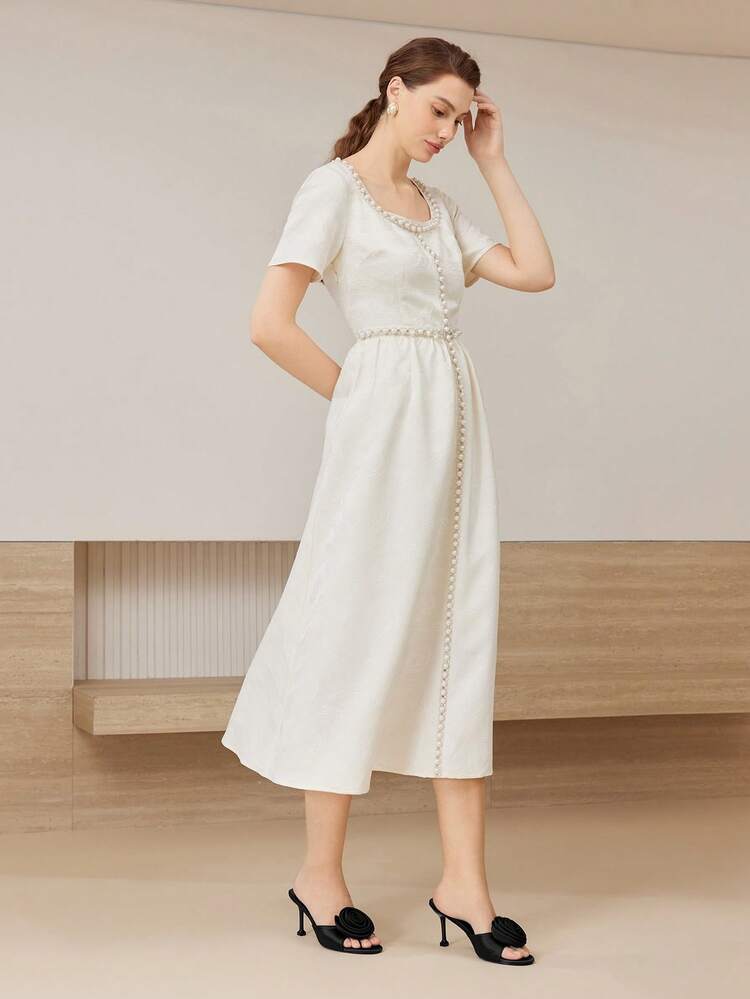 WOMEN'S ELEGANT ROSE FLORAL SLIP-ON SANDALS, COMFORTABLE AND STYLISH FOR DATE/VALENTINE'S DAY OCCASION SPRING SHOES