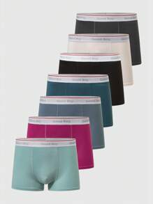 SHEIN 7条装青少年及男童平角内裤 - 彩色 - 查看 1