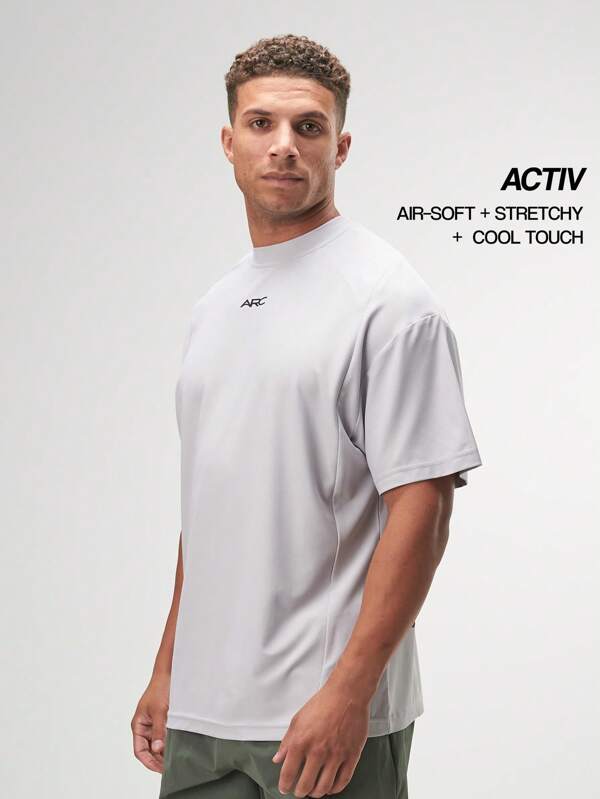 ARC Activewear Oversized T Shirt Performance Top Gym Workout