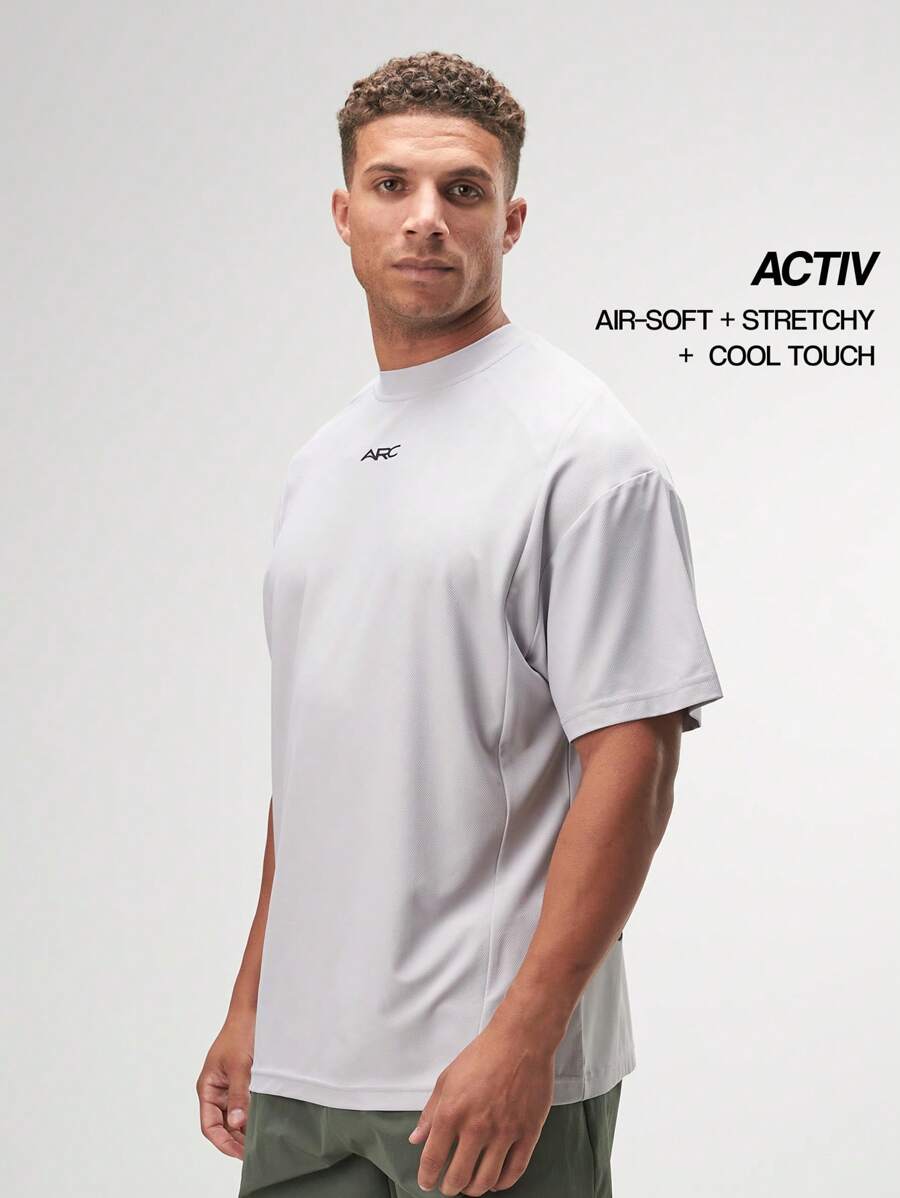 ARC Activewear Oversized T Shirt Performance Top Gym Workout