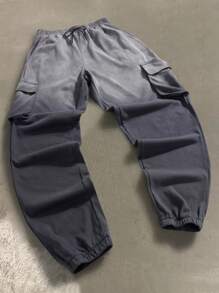 Manfinity ZONE917 Men's Washed Effect Ombre Cargo Pants