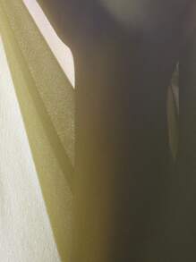 Aveloria Modichic Olive Green Blouse With V-Neck, Ruffle Trim And Lotus Sleeve Cuffs, Elegant Artistic Style & Art Casual For Autumn Walks And Cafe Chats Fall Cloth For Women - Multicolor - View 7