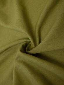 Aveloria Modichic 春夏两件套：宽松双排扣西装外套，松紧腰长裤，宽袖口侧开衩上衣，双口袋喇叭裤 - 綠色 - 查看 6