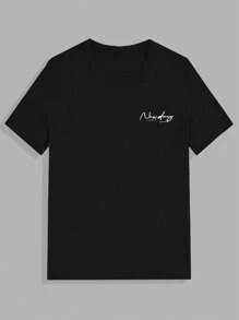 RueChic Set de ropa de estar en casa de 3 piezas para hombres con camiseta, pantalón corto y pantalones regulares impresos con cuadros de algodón