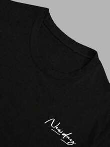 RueChic Set de ropa de estar en casa de 3 piezas para hombres con camiseta, pantalón corto y pantalones regulares impresos con cuadros de algodón