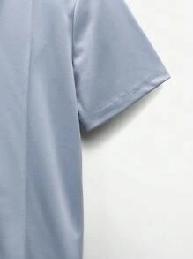 NEON BLANC 男士纯色针织 Polo 衫，适合日常休闲和街头风格