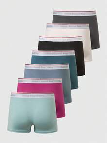 SHEIN 7条装青少年及男童平角内裤 - 彩色 - 查看 2