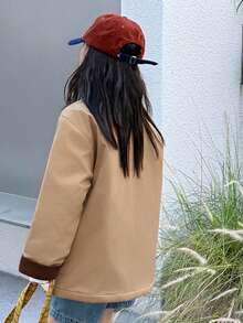 DAZY Tween Girls Winter Casual Street Style Jacket - Khaki - View 7