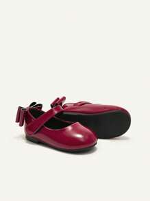 Cozy Pixies Princess Style Soft Bottom Red Leather Shoes, Fashion & Versatile For Wedding Season, Spring/Summer - Red - View 7