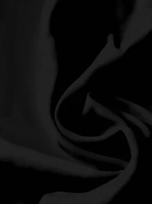 SHEIN CURVE+ Plus Size Women Daily Casual Vacation V-Neck Black Loose Blouse, Summer Vacation Going Out Tops/Autumn /Winter - Black - View 4