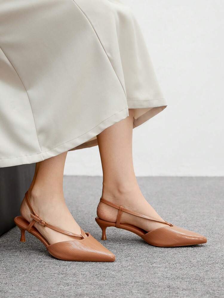 CUCCOO BIZCHIC Women's Versatile Low Heeled Pumps, Suitable For Daily Commute