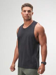 Camiseta sin costuras con movimiento - Negro - Ver 2