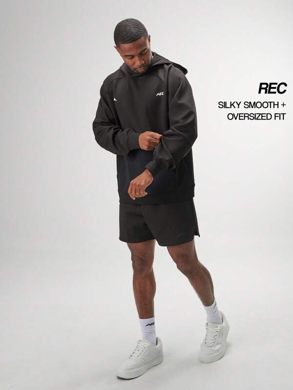 ARC Activewear Oversized Hoodie Performance Top Gym Workout Jacket Pullover