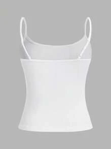 SHEIN EZwear 3pcs Women Casual Camisole Tight Fitting Tank Tops, Versatile For Daily Wear, Summer 3 Pack Tank Tops Tank Tops Women Spaghetti Strap Back To School