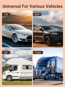 Teckwe 轻便便携的汽车遮阳镜 - 白色 - 查看 7