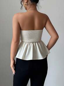 INAWLY Women Floral Embroidered Fashion Button Camisole Top - Hot Pink - View 2