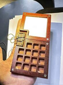 6pcs Mini Travel Palette Set, Portable Watercolor Kit, 8/15 Grid Paint Box, Sketchbook, Binder, And Brushes For Artists And Students - Multicolor - View 10