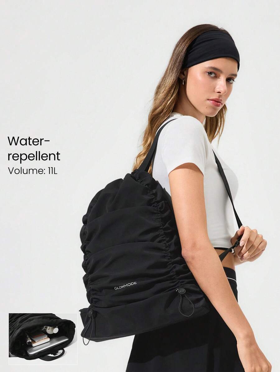 GLOWMODE 11L Glow Everywhere Waterproof Reflective Drawstring Multi Compartment Sport Backpack Gym Studio Beach Pool Holiday Vacation Getaway Daily Casual Wear