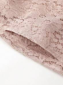 Irokai 优雅复古蕾丝日式传统浴衣 - 香檳色 - 查看 7