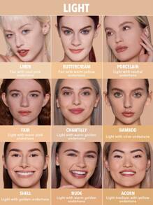 SHEGLAM Skin-Focus 高遮瑕粉底液-裸色 36 色控油無毛孔完美全遮瑕輕盈粉餅柔和啞光更順滑定妝粉面部彩妝促銷粉底液 品牌 美容 化妝 化妝品 適合女性與女孩 完美搭配冬季 Y2K 時尚 流行 生日禮物 假期 派對準備就緒 最佳顏色 - 裸色 - 查看 7