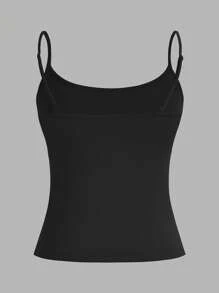 SHEIN EZwear 3pcs Women Casual Camisole Tight Fitting Tank Tops, Versatile For Daily Wear, Summer 3 Pack Tank Tops Tank Tops Women Spaghetti Strap Back To School