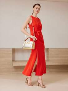 MOTF PREMIUM PU 皮革转锁顶部提手包，适合通勤 - 金色 - 查看 7