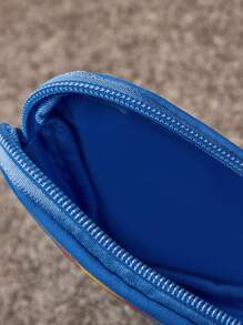 SUPERMAN X SHEIN 3pcs Graphic Printed Pet Carrier Set, 1 Adjustable Carrier, 1 Bag, 1 Leash, Logo, Super Hero