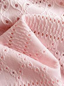 Sweetra 女士红色格子蕾丝拼接甜美度假细肩带吊带背心，适合海滩、春夏季 - 粉色 - 查看 7