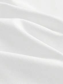 Girlism Teen Girls New Autumn Off Shoulder Off-Shoulder Bubble Dress With White Ruffle Hem Mini Dress - White - View 5