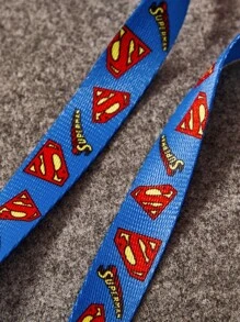 SUPERMAN X SHEIN 3pcs Graphic Printed Pet Carrier Set, 1 Adjustable Carrier, 1 Bag, 1 Leash, Logo, Super Hero
