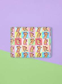SCOOBY-DOO X SHEIN Porta-cartões moderno com estampa de cachorrinho de desenho animado e grande capacidade