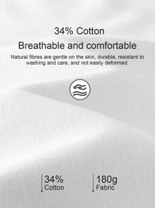 SHEIN EZwear Áo thun bó sát cổ tròn tay ngắn in khẩu hiệu "Girls Just Wanna Have Fun" thiết kế đơn giản & giản dị, phù hợp cho lễ hội âm nhạc, kỳ nghỉ xuân - trắng - Xem 3