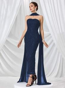 Coutiva Luxury Evening Dress, High-End Glamorous Formal Dress, Elegant For Gala
