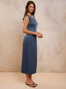 COSMINA Vestido asimétrico elegante de resort para mujer, primavera/verano - Multicolor - Ver 5