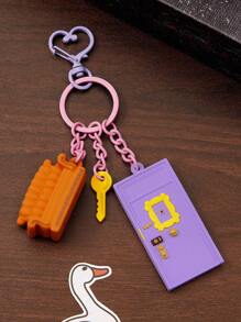 FRIENDS X SHEIN Llavero, colgador de bolso, decoración de elemento clásico