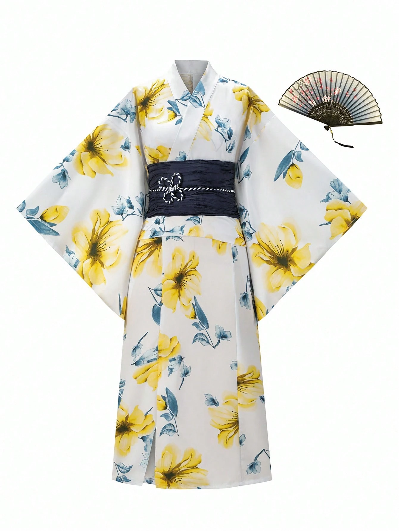 Irokai 日本の伝統的な花柄浴衣風