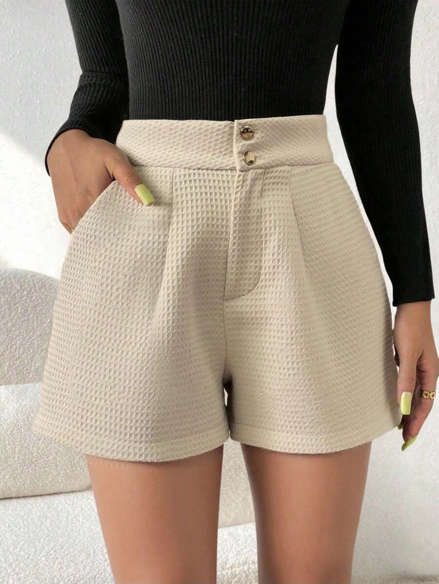 Ichi Pantaloncini Casual Donna In Viscosa – Leggeri, Traspiranti, Con Elastico, Ideali Per L'Estate