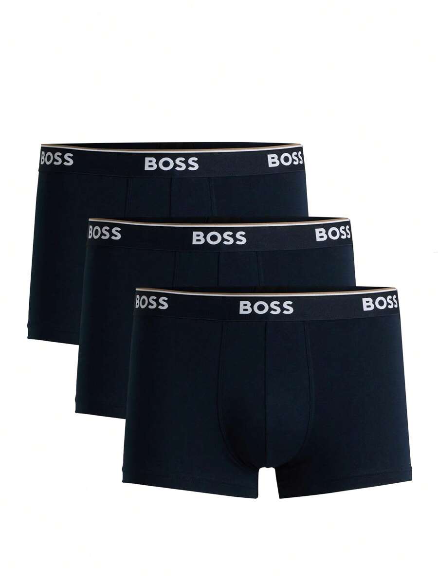 Hugo Boss Trunk Power (Pack Of 3) - Navy - Xem 1