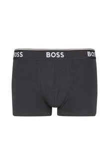 Hugo Boss Men's Trunks Durable Elastic Waist Classic Fit Office Weekend Training 50475274-487 - Grey Blue - View 2